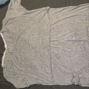 Maternity nursing light gray top XXL